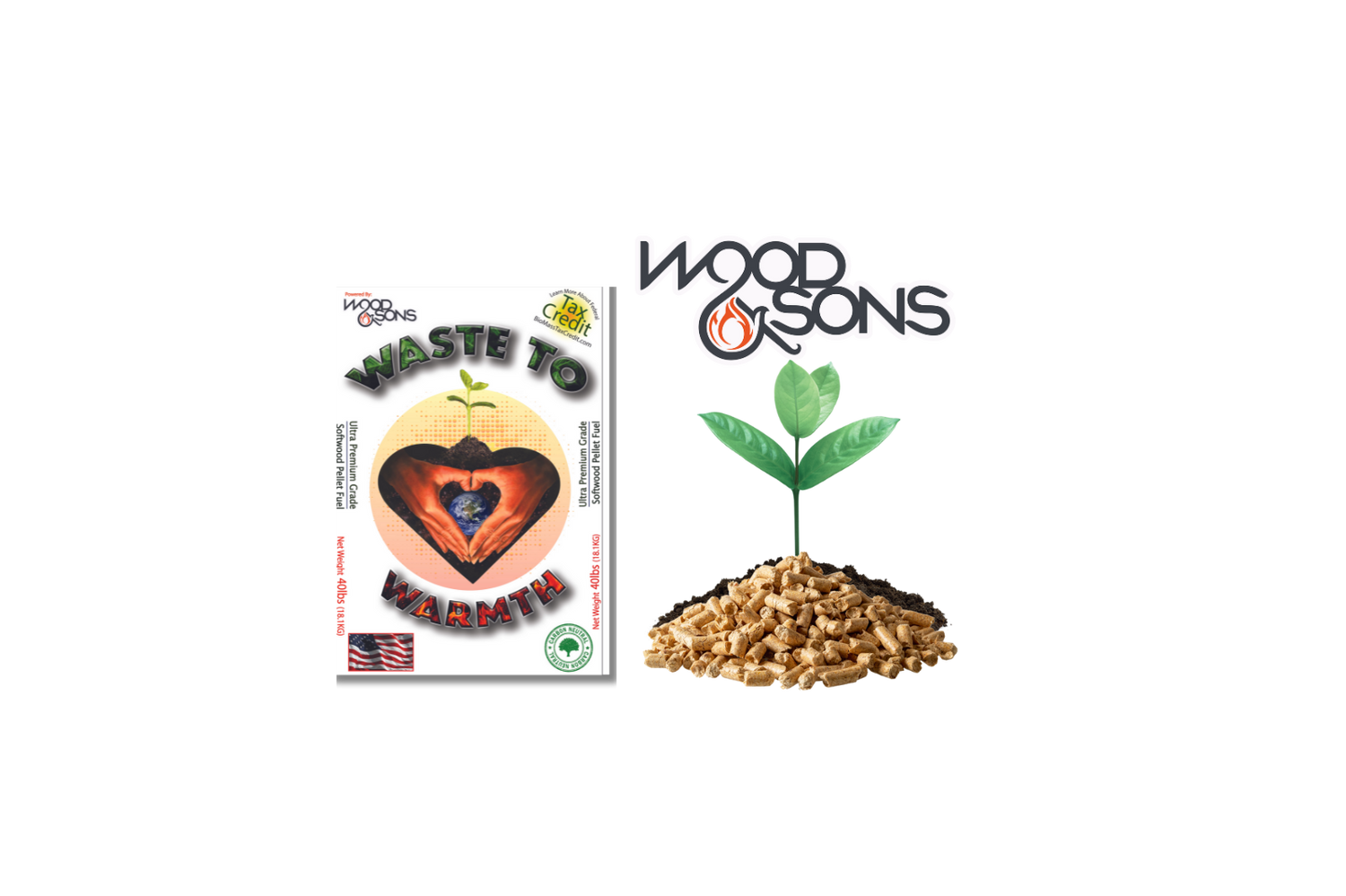 Waste to Warmth Pellet Fuel by Wood & Sons